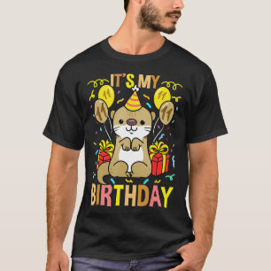 T-shirt Its My 11th Birthday Otter
