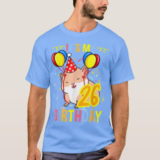 T-shirt Its My 26th Birthday Guinea Pig