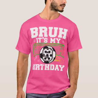 T-shirt It'S My 9Th Birthday Boy Soccer 9 Years Old