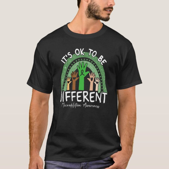 T-shirt It's Ok To Be Different Microdeletion Awareness Gr (Devant)