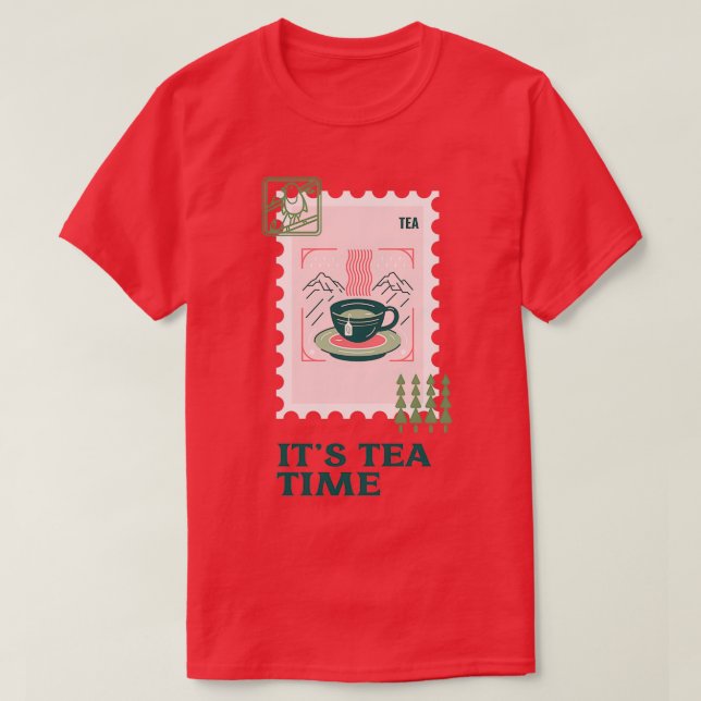 T-shirt Itx27s tea time 7 (Design devant)