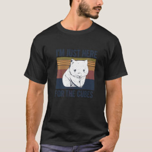 T-shirt Iu2019m Juste Ici Pour Les Cubes Pour Un Nerd Womb