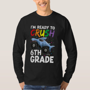 T-shirt Iu2019m Prêt À Écraser Vêtements 6e Classe Requin