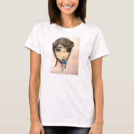 T-shirt Ivan et le cône de framboise bleu deux
