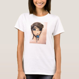 T-shirt Ivan et le snowcone bleu de framboise