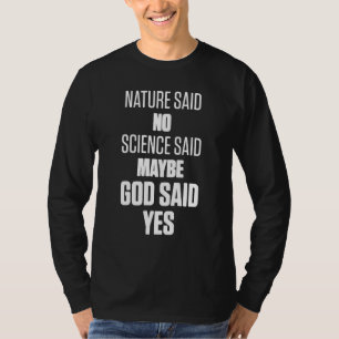 T-shirt Ivf Survivor Guerrier Maman Dieu Oui Transfert Jou