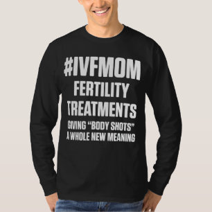 T-shirt Ivf Survivor Guerrier Maman Tiré Jour de transfert