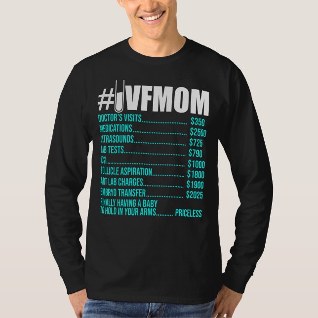 T-shirt Ivf Survivor Warrior Maman Prix de transfert Jour (Devant)