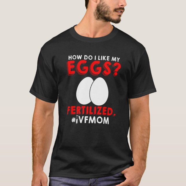 T-shirt Ivf Warrior Maman Transfert Jour Infertilité 3 (Devant)