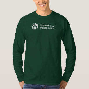 T-shirt IVH à manches longues (logo blanc - Forêt 