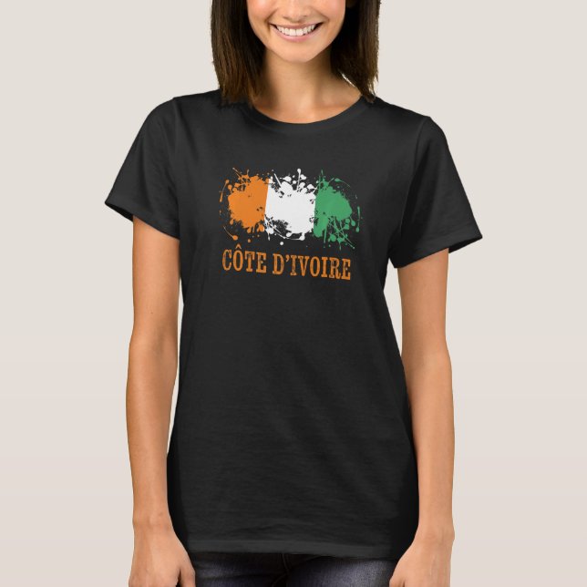 T-shirt Ivory Coaian enthusiasts for Côte du2019Ivoire and (Devant)