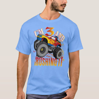 T-shirt Ix27m 3 Et Le Croiser 3ème Anniversaire Monstre En