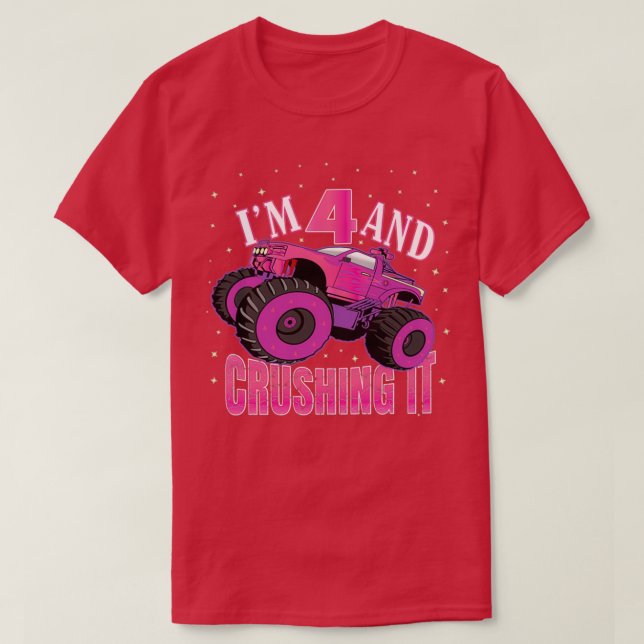 T-shirt Ix27m 4 Et Le Croiser 4ème Anniversaire Monstre Fi (Design devant)