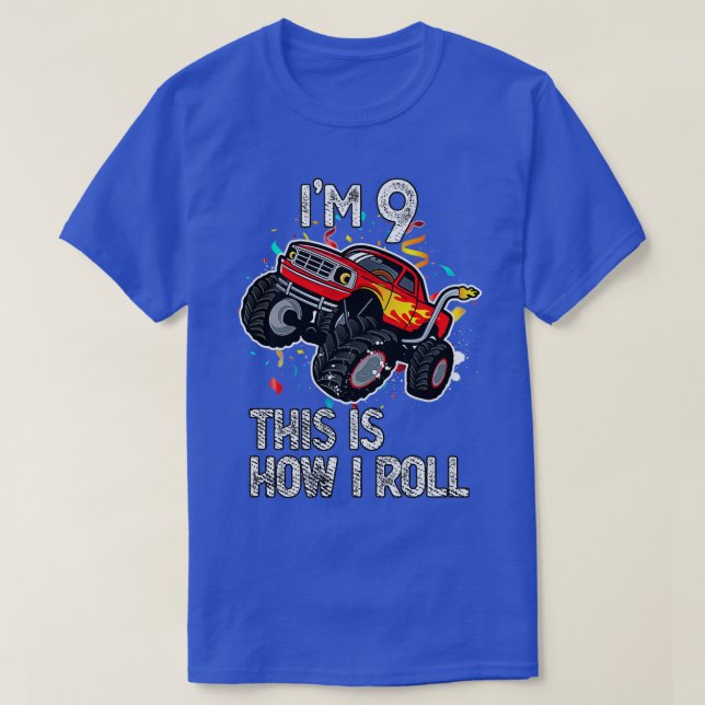 T-shirt Ix27m 9 C'Est Comme Ça Que Je Roule 9e Anniversair (Design devant)