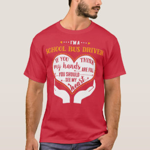 T-shirt Ix27M A Conducteur De Bus Scolaire Fière Conducteu