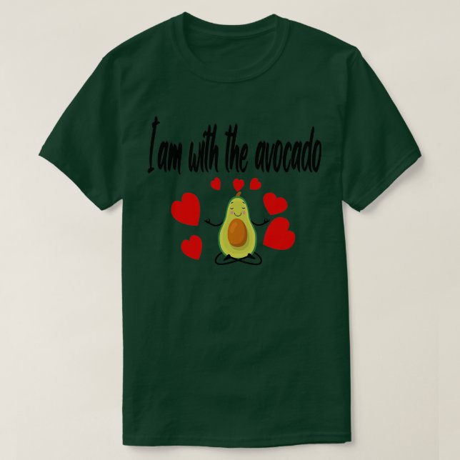 T-shirt Ix27m avec Avocado LOVE (Design devant)