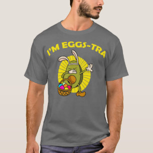 T-shirt Ix27m Eggstra Drôle Avocado Dabbing Pâques