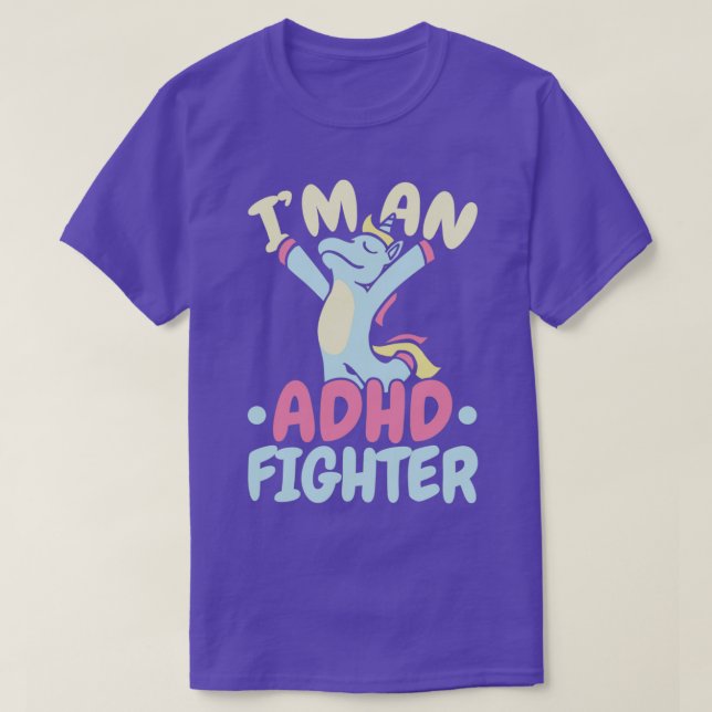 T-shirt Ix27m Un avion de combat ADHD Penser différemment  (Design devant)