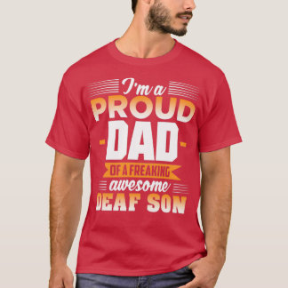 T-shirt Ix27M UN FIER PÈRE D'UN FILS FRAPPANT ET FATIGUÉ F