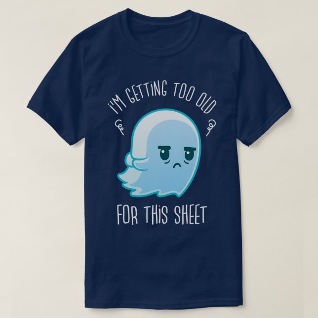 T-shirt Ix27m Vieillir Trop Pour Cette Feuille Halloween G (Design devant)