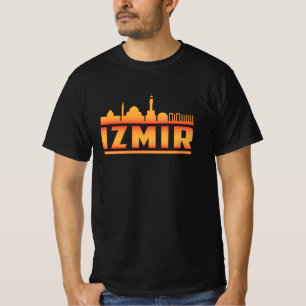 T-shirt Izmir Turquie City Skyline Ville Funny Cadeau
