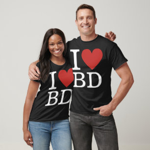 T-shirt J❤️Aime BD (Pour Les Employés Du Développement Com