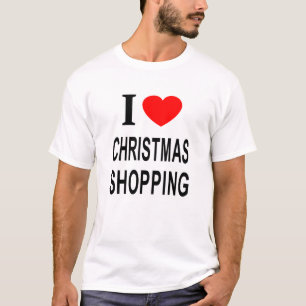 T-SHIRT J'❤️ CHRISTMAS SHOPPING J'AIME CHRISTMAS SHOPPING
