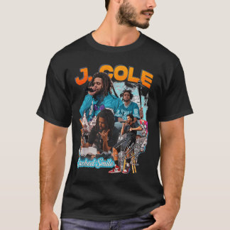 T-shirt J.Cole Tee Pour Hommes Femmes Rapper Retro Vintage