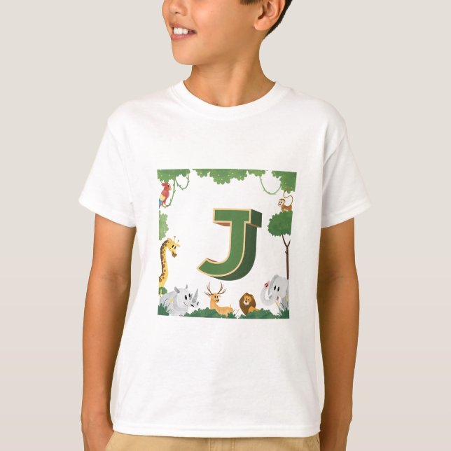 T-shirt J for Jungle (Devant)