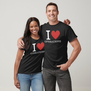 T-shirt J'❤️ Love Operations (Pour Les Employés) PERSONNAL