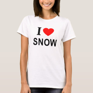 T-SHIRT J'❤️ NEIGE J'AIME NEIGE J'AIME NEIGE