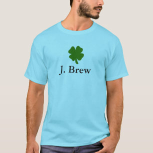 T-shirt J.T-shirt de shamrock de Brew