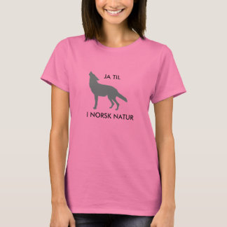 T-SHIRT JA TIL ULV I NORSK NATUR - DAMER