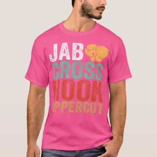 T-shirt Jab Cross Hook Uppercut Boxer Worker Funny Kickbo