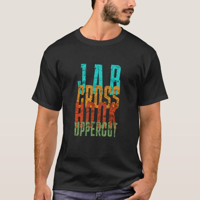 T-shirt Jab Cross Hook Uppercut  Boxing  2 (Devant)