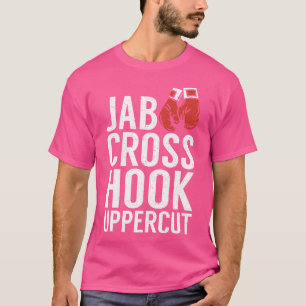 T-shirt Jab Cross Hook Uppercut Sport Figher Boxer