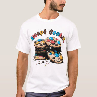 T-shirt J'accepte les cookies