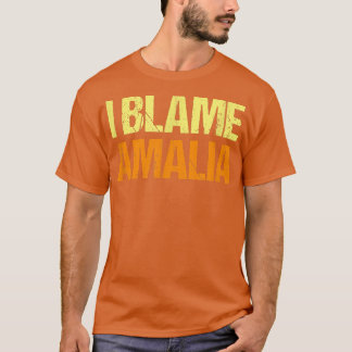T-shirt J'Accuse Amalia Drôle Amis Humour Buddy Connais Ça