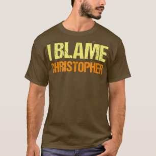 T-shirt J'accuse Christopher Funny Friends Humour Buddy Kn