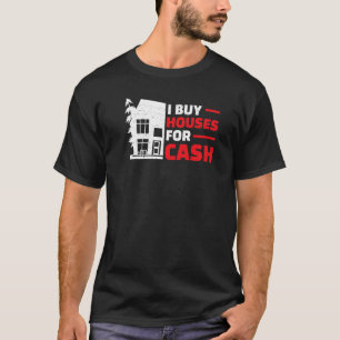 T-shirt J'Achète Maisons Immobilier Flipping Humour House