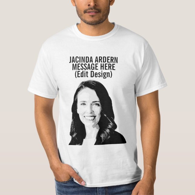 T-SHIRT JACINDA ARDERN PERSONNALISÉ (Devant)