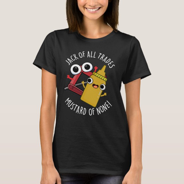 T-shirt Jack De Tous Les Métiers Mustard De Aucun Dark BG (Devant)