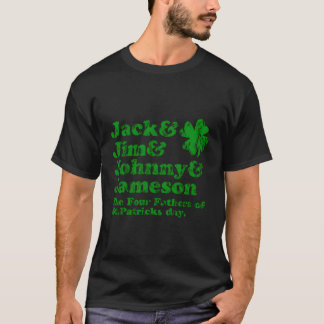 T-shirt Jack Jim Johnny Jameson Père Du Saint Patrick Day