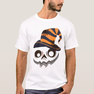 T-shirt Jack Le Casquette de Sorcière Lanterne Spider Web 