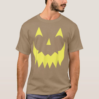 T-shirt Jack-o'-lantern Citrouille Face Costume d'Hallowee