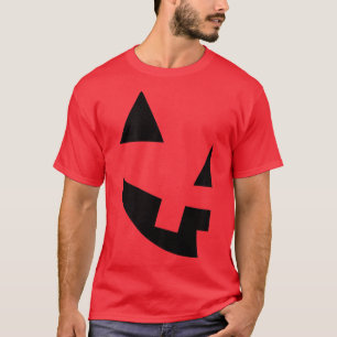 T-shirt Jack-O-Lantern Citrouille Face Imprimer Halloween