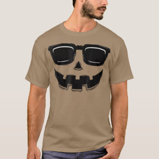T-shirt Jack-o'-lantern Citrouille Face Lunettes de soleil