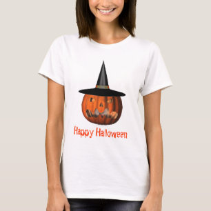 T-shirt Jack-o'-lantern Citrouille sorcier Casquette Hallo