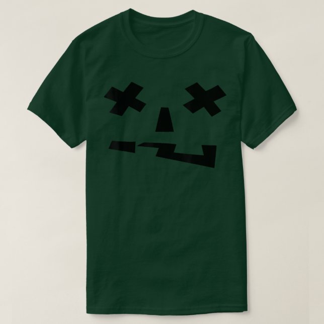 T-shirt Jack O Lantern Costume Scary Pumpkin Face Hallowee (Design devant)