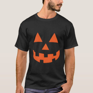 T-shirt Jack-O-Lantern Halloween Citrouille Face Trick Ou